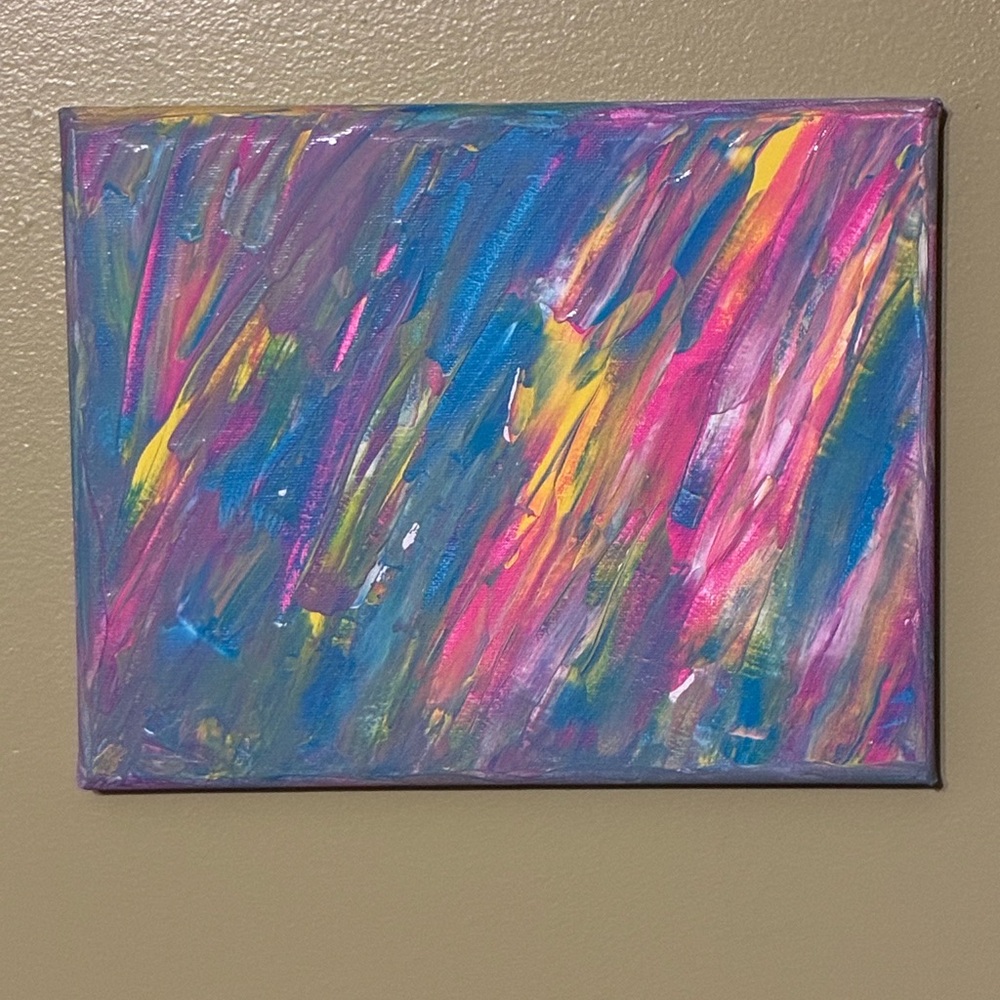Abstract Multicolor Painting